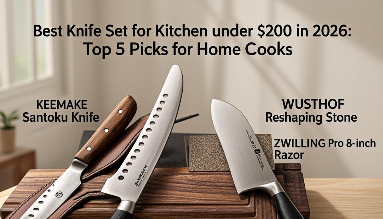 Best Knife Set for Kitchen Under $200 in 2026: Top 5 Picks for Home Cooks