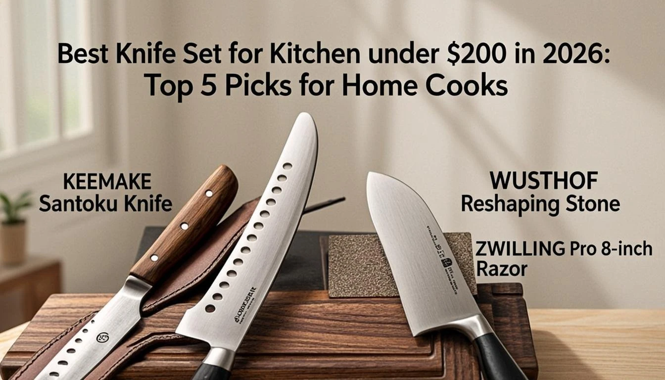 Best Knife Set for Kitchen Under $200 in 2026: Top 5 Picks for Home Cooks