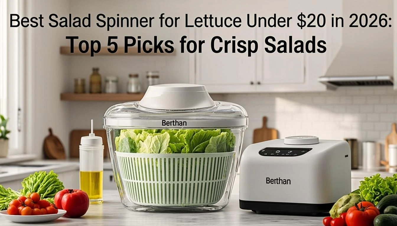 Best Salad Spinner for Lettuce Under $20 in 2026: Top 5 Picks for Crisp Salads