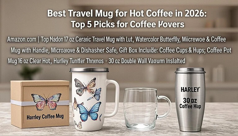 Best Travel Mug for Hot Coffee in 2026: Top 5 Picks for Coffee Lovers