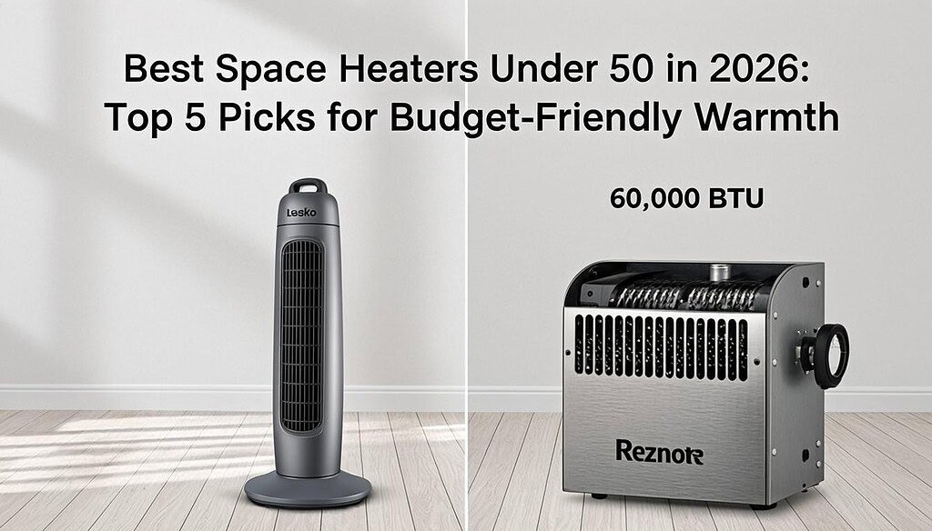Best Space Heaters Under 50 in 2026: Top 5 Picks for Budget-Friendly Warmth