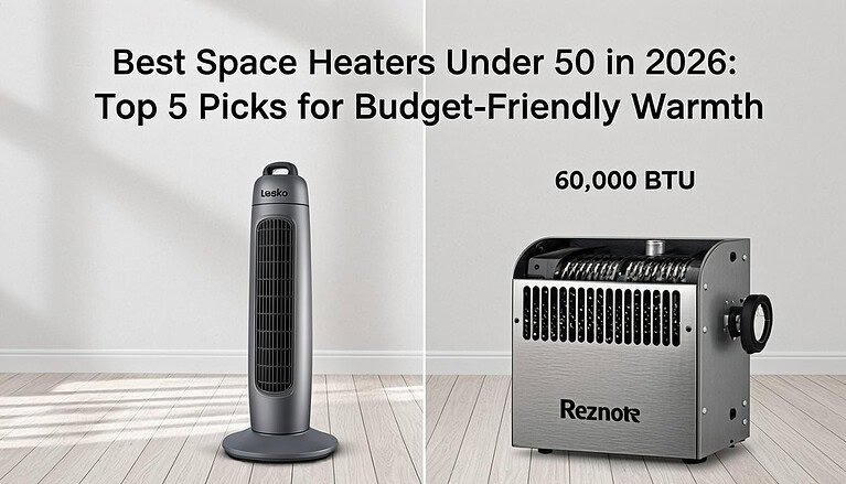 Best Space Heaters Under 50 in 2026: Top 5 Picks for Budget-Friendly Warmth