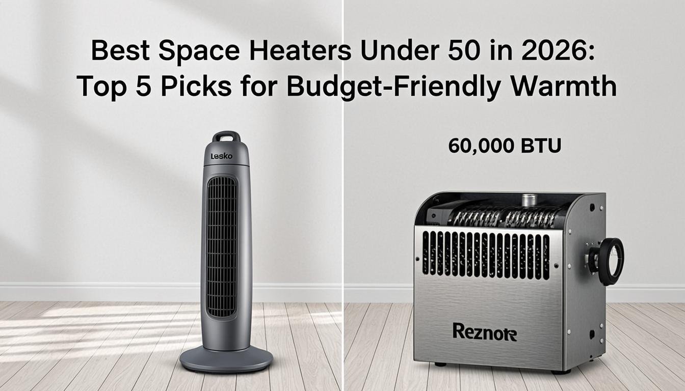 Best Space Heaters Under 50 in 2026: Top 5 Picks for Budget-Friendly Warmth