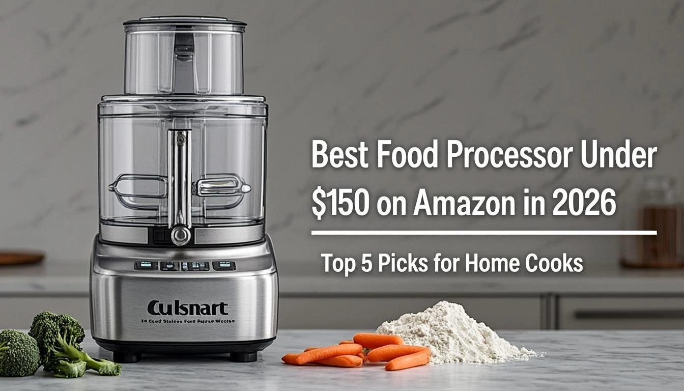 Best Food Processor Under $150 on Amazon in 2026: Top 5 Picks for Home Cooks