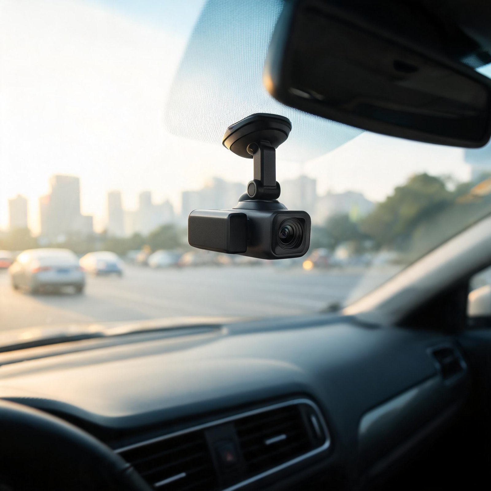 Best dash cams of 2026 - dash cam mounted on a car windshield