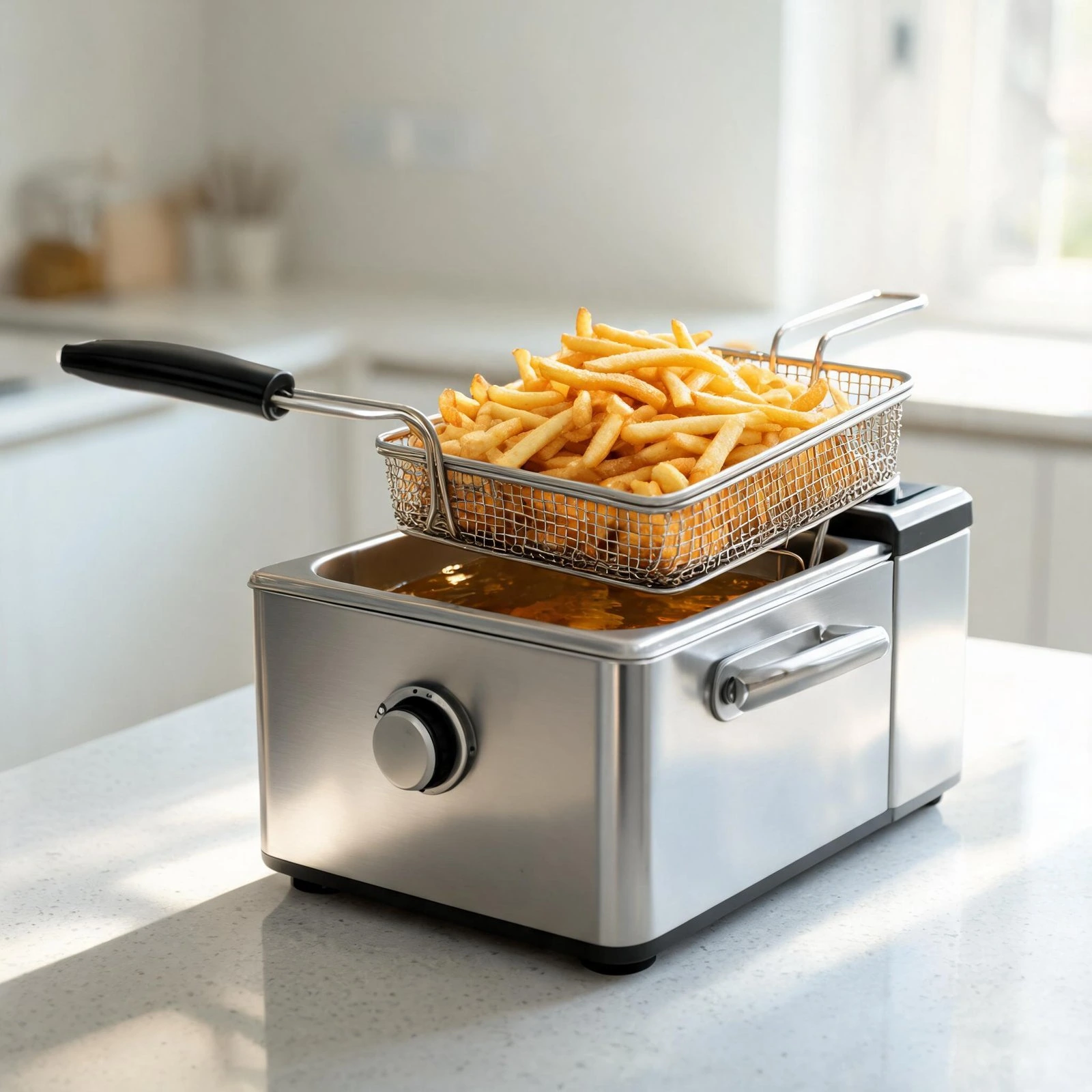 Best deep fryers of 2026 - stainless steel electric deep fryer with golden french fries