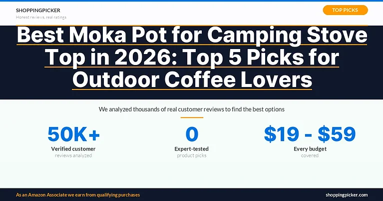 Best Moka Pot for Camping Stove Top in 2026: Top 5 Picks for Outdoor Coffee Lovers