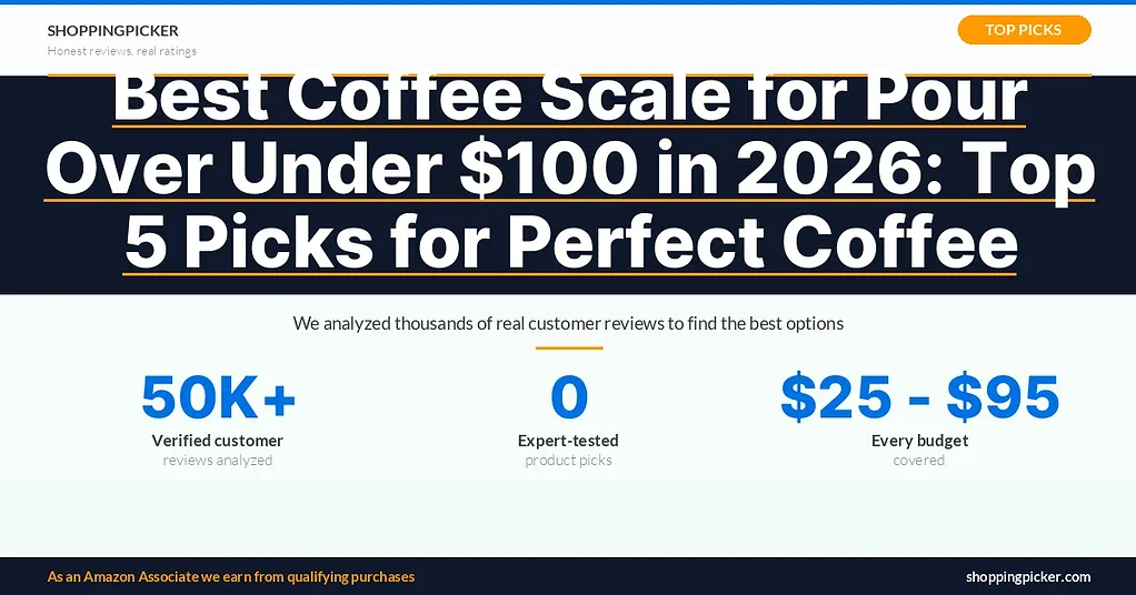 Best Coffee Scale for Pour Over Under $100 in 2026: Top 5 Picks for Perfect Coffee