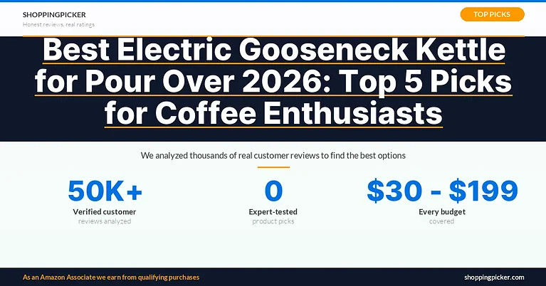 Best Electric Gooseneck Kettle for Pour Over 2026: Top 5 Picks for Coffee Enthusiasts
