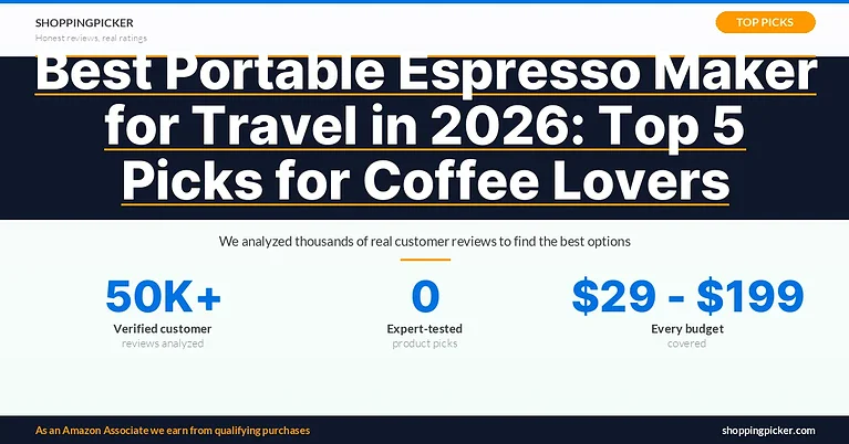Best Portable Espresso Maker for Travel in 2026: Top 5 Picks for Coffee Lovers