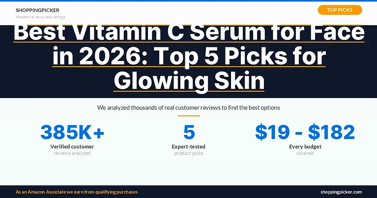 Best Vitamin C Serum for Face in 2026: Top 5 Picks for Glowing Skin