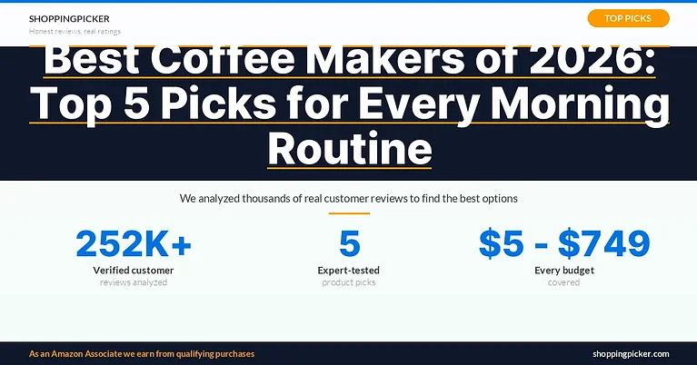 Best Coffee Makers of 2026: Top 5 Picks for Every Morning Routine
