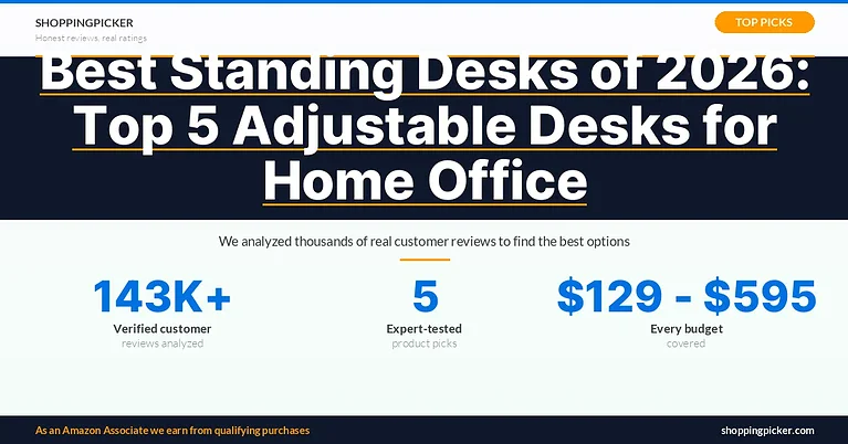 Best Standing Desks of 2026: Top 5 Adjustable Desks for Home Office