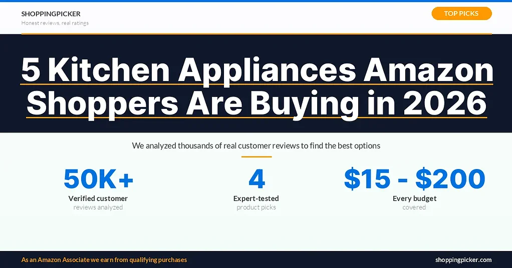 5 Kitchen Appliances Amazon Shoppers Are Buying in 2026
