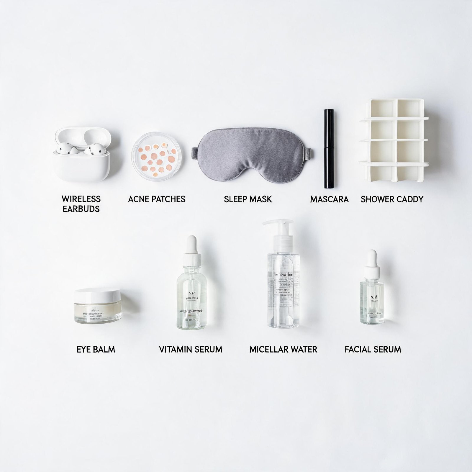 August Amazon roundup products - earbuds skincare